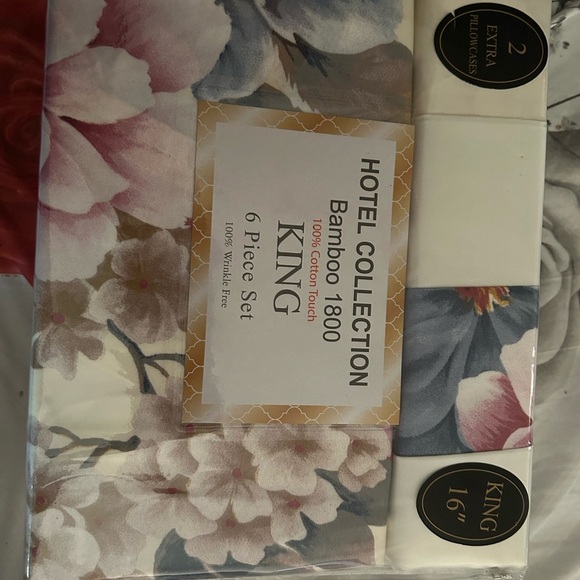 Hotel Collection Bamboo 1800 King 6-Piece Set - Picture 1 of 1